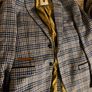 Mens Marc Darcy 3 Piece Suit  Blue & Tan Check Image 8