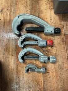 pipe cutters and clamp
