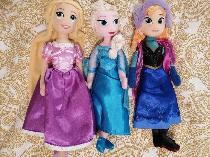Disney princess plush dolls