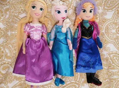 Disney princess plush dolls