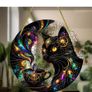 Excellent not only for Halloween - Wizard Cat Ornament - great indoors & outdoors Image 3