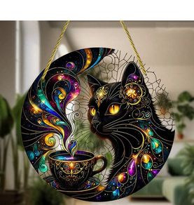 Witchy Cat Brewing Magic - house decoration
