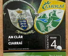 2012 Clare v Kerry - GAA Senior Football Round 4 Qualifier Programme
