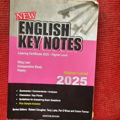 LC English Key Notes LC 25 King Lear/ Poetry