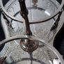 Antique 1868 Silver Plated Twin Wine Bottle Coaster Stand Holder Carrier Image 4