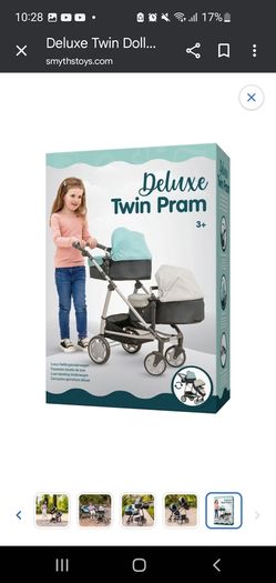deluxe twin pram