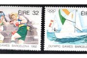 1992 Ireland Olympic Games Barcelona Commemorative Stamps Mint Never Hinged (MNH)