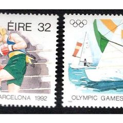 1992 Ireland Olympic Games Barcelona Commemorative Stamps Mint Never Hinged (MNH)