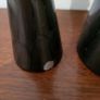 Trio of chrome twist & enamel painted candlesticks Image 3