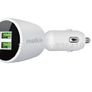 360 Degrees Rotating Dual USB Car Charger Quick Charge 5V 2.1A/2-Port Swivel Car Chargers for iPhone 6 iPad Mobile Devices Image 3