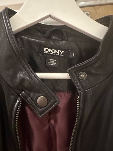 New DKNY Leather Jacket