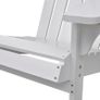 Garden Chair Wood White Image 5