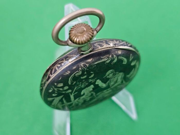 Antique Silver Swiss Made Early 1900s Pocket watch