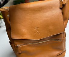 Gigi luxe leather changing bag