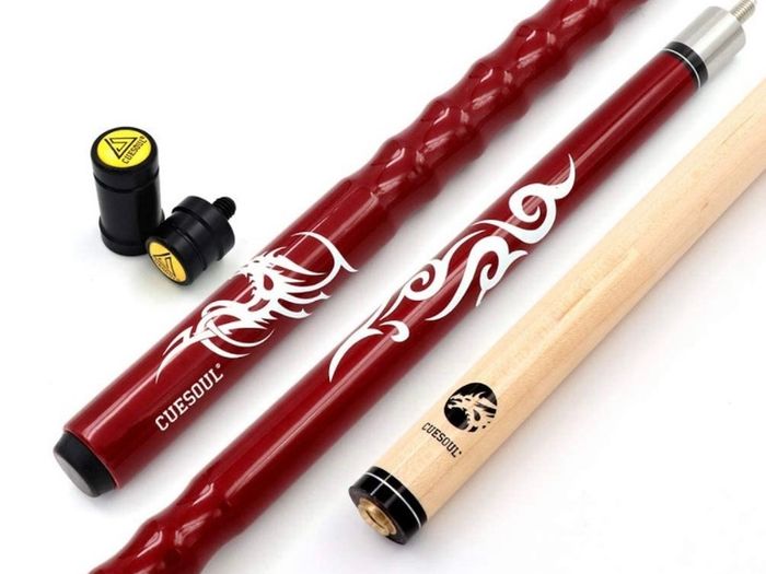 58" 21oz Maple Pool Cue Stick 13mm tips, Very Nice Grip, with Joint Protector/Shaft Protector MULTIPLE COLOURS AVAILABLE (FREE POSTAGE)