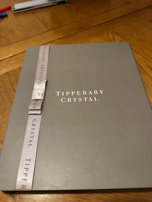 Baby's first year silver plated photo frame - new unused Tipperary Crystal