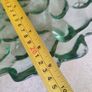 Grape Design candy dish, Clear glass with green hues Image 3