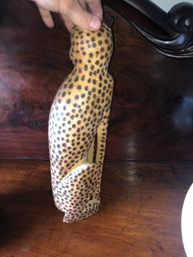 Wooden leopard
