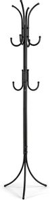 Coat Rack Freestanding, Coat Tree Hat Hanger Holder 11 Hooks for Jacket Umbrella Tree Stand with Base, Entryway Furniture for Home Office Floor Hanger Organizer Metal Coat Rack