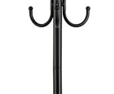 Coat Rack Freestanding, Coat Tree Hat Hanger Holder 11 Hooks for Jacket Umbrella Tree Stand with Base, Entryway Furniture for Home Office Floor Hanger Organizer Metal Coat Rack