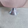 Bonbon Or Pastry Pink Glass  Bowl On Stand. Image 2