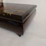 Vintage Large Hand Painted Lacquered Musical Jewelry Box Image 7