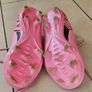 Pink Kids Football Boots Image 4