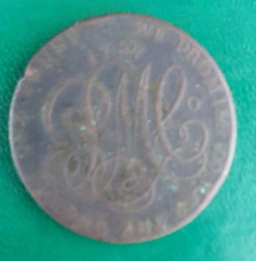 1787 Welsh Druid Penny Token In  Fine Condition