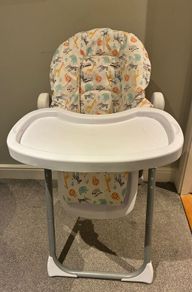 Highchair in the Jungle Alphabet print