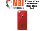 iPhone 8 Plus Replacement Back Glass Door Cover with Adhesive Red