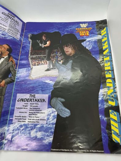 Wwe WWF European spring Tour 1993 Official souvenir Programme