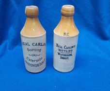 Neal Carlins Derry bottle and london Derry bottle