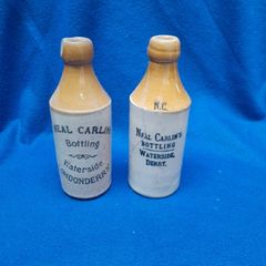 Neal Carlins Derry bottle and london Derry bottle