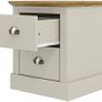 2 Drawer Bedside - Small Side Table, End Table with Storage for Bedroom - Chest of Drawers for Clothes - Organizers and Storage Cabinet for Hallway, Entryway, Living Room - Light Grey Image 4