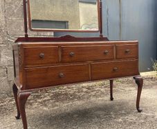 Dressing Table / Vanity Unit - Antique.