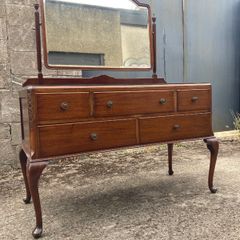 Dressing Table / Vanity Unit - Antique.