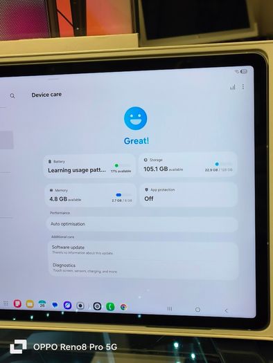 13.1" SAMSUNG Galaxy Tab S10 FE Plus (S10 FE +) 128GB WiFi Grey  (Looked Not Used)