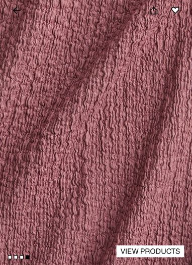 Overlock-detail crinkled dress size S