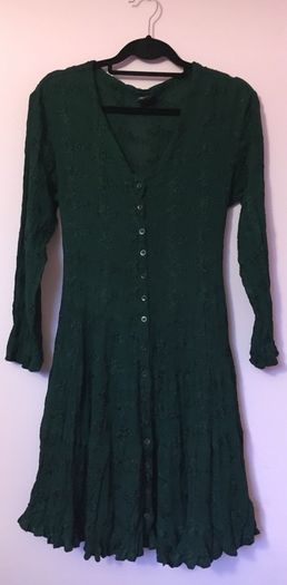 Green Boho/Hippie Dress
