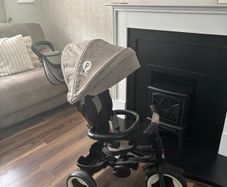 QPlay - Kids' 3-in-1 Tricycle RITO EVO Gray