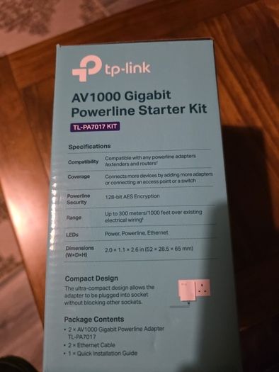 TP Link Gigabit Powerline Kit