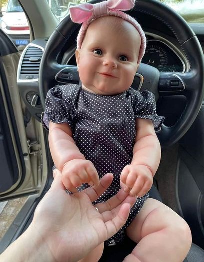 Reborn Baby Dolls 20 inch 50cm Two Options Reborn Baby Doll Toddler Lifelike Real Soft Touch Maddie with Hand-Drawing Hair Handmade Doll (FREE POSTAGE)