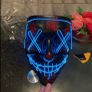 LED neon mask Halloween purge Image 2