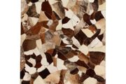 Rug Genuine Leather Patchwork 120x170 cm Random Brown/White
