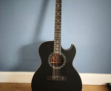 Dean Guitars Exhibition A/E BK Satin