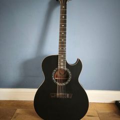 Dean Guitars Exhibition A/E BK Satin