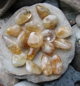 Citrine  Tumble stones,Crystals,Gemstones,