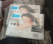 pillow cases 4  in a pack sets x 2