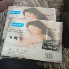 pillow cases 4  in a pack sets x 2