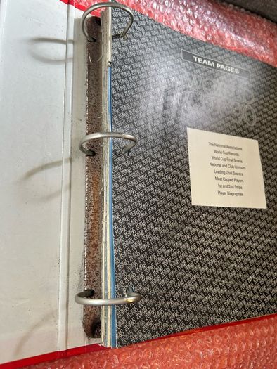 World Cup 90 Sticker Collection binder